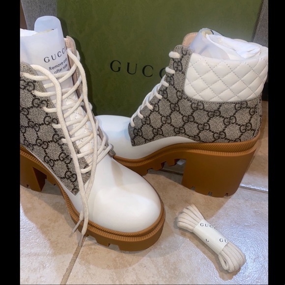 Authentic Gucci Womens GG Ankle Boot Size 39 - Picture 12 of 12